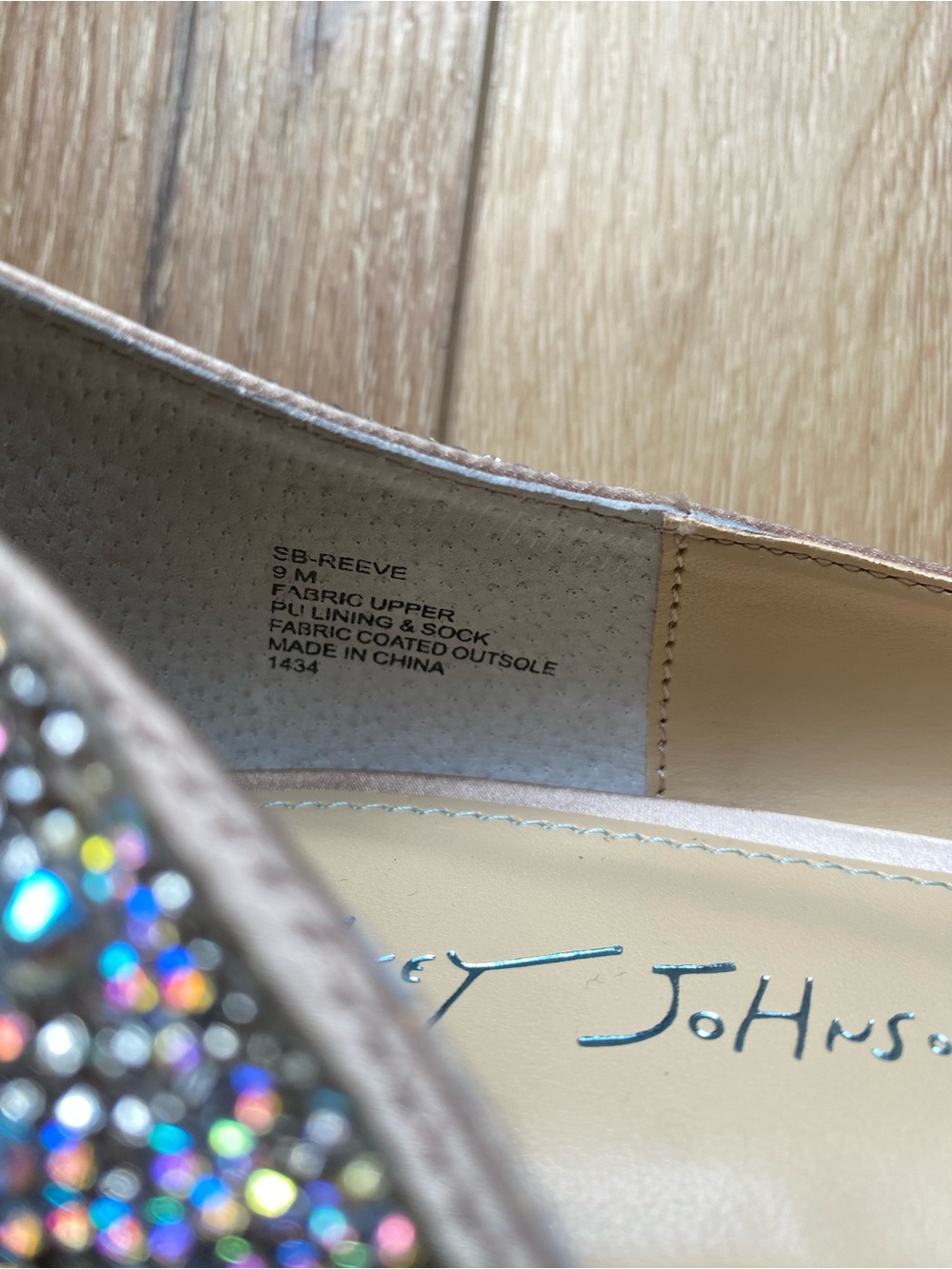 Betsey Johnson Reeve Rhinestone Flats - Picture 5 of 8